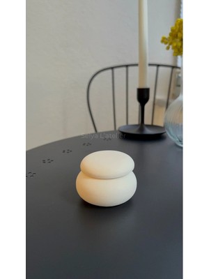 Bernami Dekoratif Pinterest Yuvarlak Küçük Takı Kutusu , Tealightlık