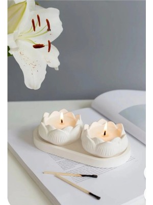 Bernami Biblo Pinterest 2 Li Yaşam Çiçeği Mumluk ve Tasarım Tepsi
