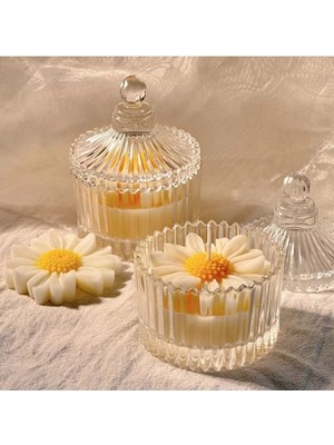 Bernami Şamdan Pinterest Biblo Kutulu Kokulu Papatya Mum