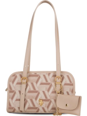 U.S. Polo Assn. K.bej-K.bej Kadın Omuz Çantası US26102