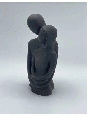 Bernami Şamdan Pinterest Kadın Erkek Siyah Sarılan Sevgili Aşıklar Biblo Obje ve Biblo Taş Heykel