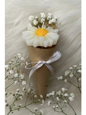 Bernami Şamdan Pinterest Buket Çiçek Desen Biblo Mum Söz,nişan,mevlid Hediyelik Buket Mum 5 Adet