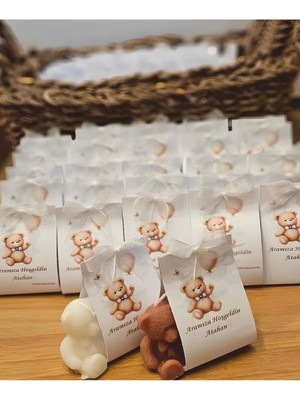 Bernami Şamdan Pinterest Şekilli Mum Doğum Günü Hediyeliği - 10 Adet