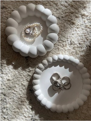 Bernami Nikah Pinterest Dekoratif Tabak& Kase Set - 2 Adet