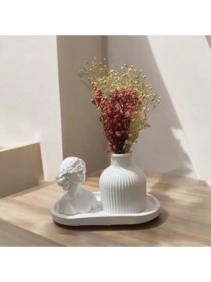 Bernami Şamdan Pinterest Tombul Vazo, Biblo ve Sunumluk Seti- Ev Dekorasyon