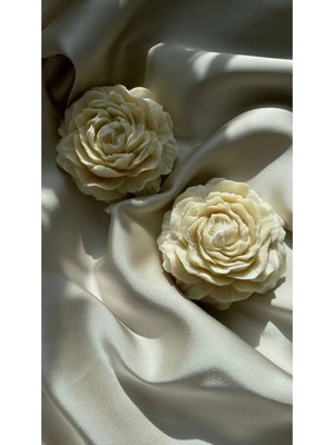 Bernami Nikah Pinterest 2 Li Beyaz Renk Şakayık Kokulu Mum