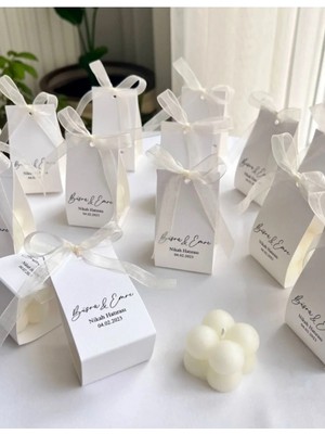 Bernami Şamdan Pinterest 10 Adet Bubble Mumlu Stikerlı Söz Nişan Biblo Nikah Biblo Bebek Hediyelikleri