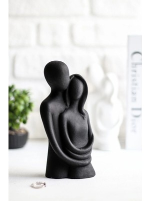 Bernami Kdekoratif Pinterest Bernamiblue Avm Siyah Sarılan Çift Heykeli Dekoratif Sevgili Biblo Sarılançift