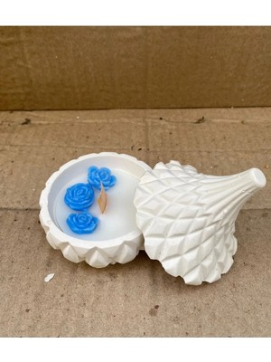 Bernami Düğün Pinterest Gül Cicekli Sekerlikli Kapaklı Kokuku Mum