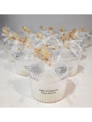 Bernami Dekoratif Pinterest Söz- Nişan Hediyelik Mika Kutu Mum 50’li