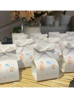 Bernami Dekoratif Pinterest Kağıtlı Bubble Mum Nişan Hatırası, Dekoratif Hatırası, Doğum Günü Hatırası, Söz Hatırası (10 Adet)