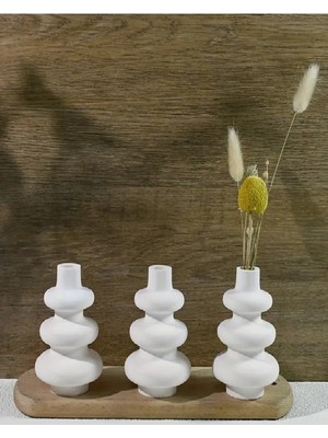 Bernami Nikah Pinterest Dekoratif Bohem Minimal 3lü Vazo Takımı