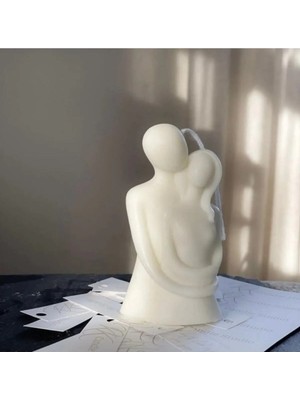 Bernami Şamdan Pinterest Sarılan Çift Mum 2 Adet