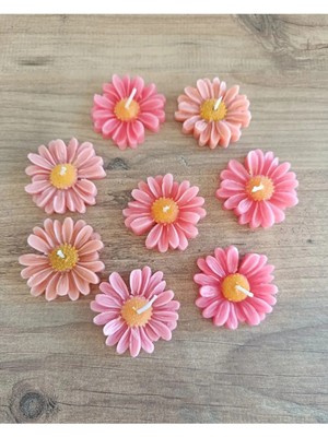 Bernami Şamdan Pinterest 10 Adet Pembe Papatya Mum. Biblo Nişan Hediyelik Biblo Şekeri Bebek Şekeri Mevlit Sünnet Aksesuar