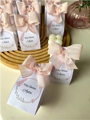 Bernami Şamdan Pinterest Kartlı Bubble Mum 20 Adet