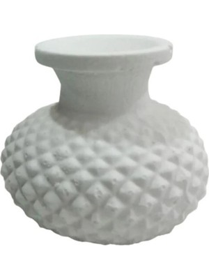 Bernami Nikah Pinterest 4 Adet Dekoratif Taş Tozundan Boyanabilir Ham Obje Mini Vazo Biblo