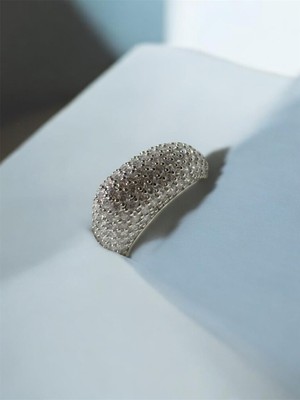 MonCherietr Shimmer Zirkon Taş Detaylı Ayarlanabilir Yüzük