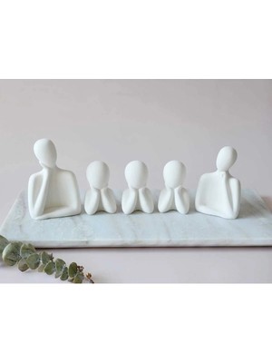 Bernami Dekoratif Pinterest 5 Kişilik Aile Dekoratif Obje Biblo Heykel Dekorasyon