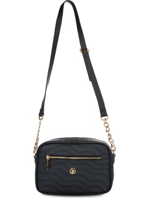 U.S. Polo Assn. Sıyah Kadın Postacı Çantası US26171