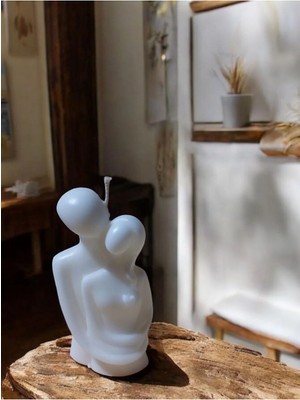 Bernami Şamdan Pinterest Sevgi Figürü Kokulu Mum, Özel Gün Mum, Hediyelik Mum
