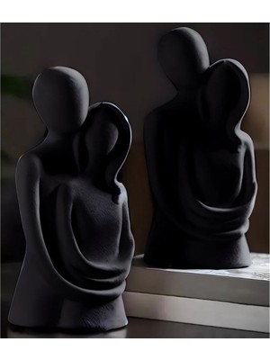 Bernami Dekoratif Pinterest Sonsuz Aşk Sarılan Sevgili Biblosu 1 Adet Hediyelik Heykel Biblo Dekoratif Obje