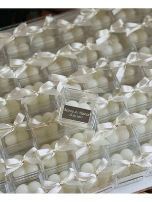 Bernami Şamdan Pinterest Bubble Mum Hediyelik 20 Adet Söz Nişan Nikah