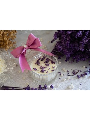 Bernami Düğün Pinterest 20 Adet Lüks Kristal Cam Lavanta Soya Mum Düğün / Nişan / Söz/ Sünnet / Düğün Hediye / Özel Gün