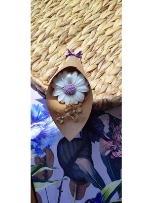 Bernami Şamdan Pinterest Özel Gün Söz Nişan Papatya Çiçekli Vanilya Kokulu Buket Hediye Mum