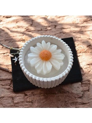 Bernami Şamdan Pinterest Papatyalı Kokulu Mum