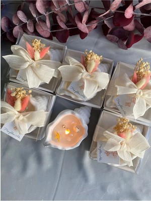 Bernami Düğün Pinterest Bebek Hediyeliği, Bebek Mevlütü Doğum Günü Baby Shower Hediyeliği Hediyelik Mumluk - 20 Adet