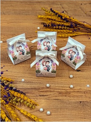 Bernami Düğün Pinterest Süslemeli Kart Bubble Mum, Nikah Şekeri, Doğum, Sünnet, Düğün Nişan Söz, Kına, Doğum Günü - 20 Adet