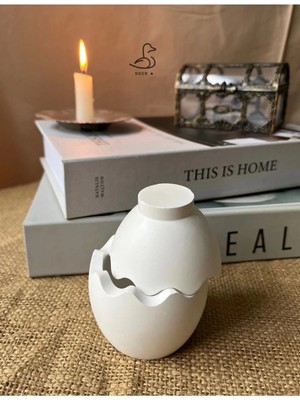 Bernami Nikah Pinterest Kırık Yumurta Görünümlü Dekoratif Kutu Taş Tozu