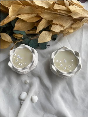 Bernami Dekoratif Pinterest 2'li Incili Lotus Mum
