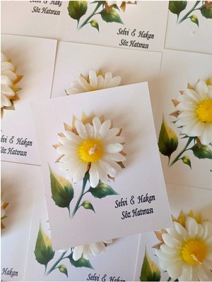 Bernami Mevlüt Pinterest 25 Adet Özel Tasarlanmış Kart ve Papatya Mum. Düğün,nişan,nikah,söz,doğum Günü,nikah Hediyelik