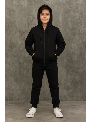 Özsa 3ip Şardonlu  Çocuk Kışlık Eşofman Takımı