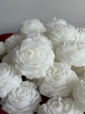 Bernami Şamdan Pinterest 50 Adet Şakayık Mum Nişan,düğün,nikah Hediyelik