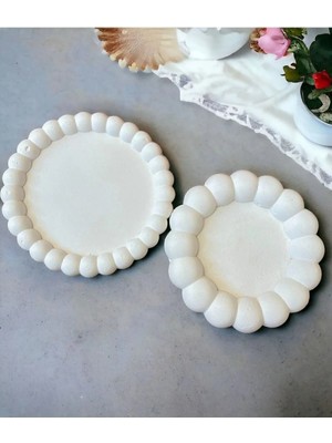 Bernami Şamdan Pinterest Biblo Bubble 2’li Biblo Beton Tabak Takı Tabağı Bardak Altlığı