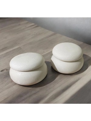 Bernami Şamdan Pinterest 2 Li Kapaklı Mumluk ve Takılık