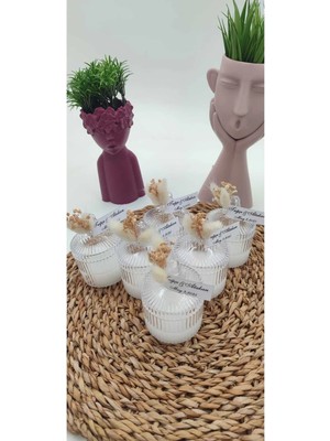 Bernami Şamdan Pinterest Kişiye Özel Düğün|nişan|söz| Annelergünü| Hediyelik Şekerlik Mum Süslemeli - 10 Adet