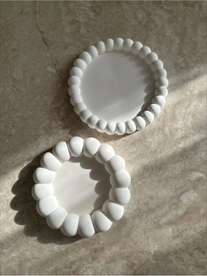 Bernami Nikah Pinterest Bubble 2’li Dekoratif Beton Tabak Takı Tabağı Bardak Altlığı Sunumluk Tepsi