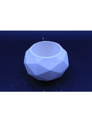 Bernami Şamdan Pinterest Taş Tozu Prizma Saksı 1 Adet