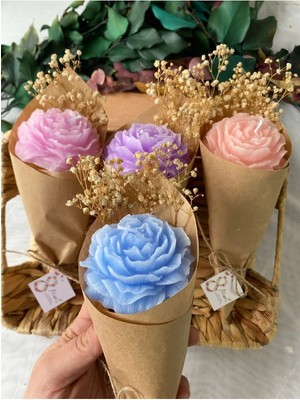 Bernami Şamdan Pinterest Kadınlar Günü Hediyesi Mum Buketi 5 Adet 8 Mart Dünya Kadınlar Günü Hediyesi