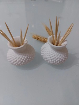 Bernami Dekoratif Pinterest Dekoratif Tombik Vazo Kürdanlık - Tütsülük 2'li Set