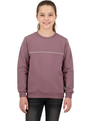 Baglan Kız Çocuk Taşlı Sweatshirt BGL-ST05268