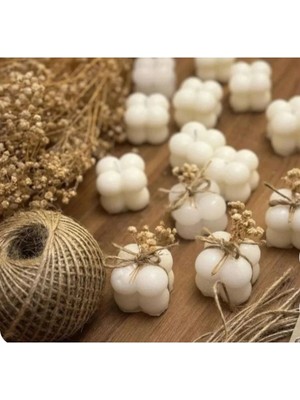 Bernami Şamdan Pinterest 20 Adet Hediyelik Küçük Mum Jüt Iple Bağlı Dügün, Nişan, Söz, Hediye