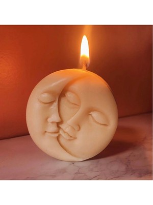 Bernami Şamdan Pinterest Güneş Ay Kokulu Mum Hediyelik Mum