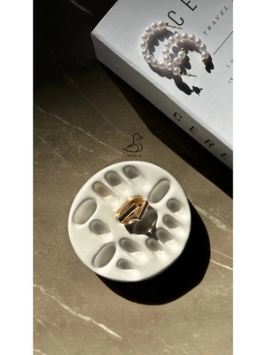 Bernami Şamdan Pinterest Yüzük Standı Taş Tozu Aksesuar