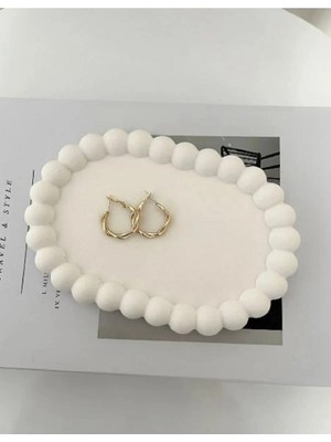 Bernami Dekoratif Pinterest Oval Bubble Tabak Dekoratif Sunum Stand Boncuk Tabak Takı Tabağı