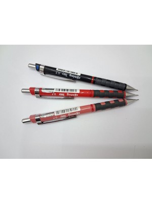 Rotring Tikky 0,7mm 3 Lü (Siyah Kırmızı Gül Kurusu)