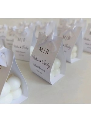 Bernami Nikah Pinterest Kağıt Bubble Nişan Hediyeliği 50 Adet